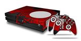 WraptorSkinz Decal Skin Wrap Set works with 2016 and newer XBOX One S Console and 2 Controllers Spider Web