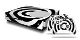 WraptorSkinz Decal Skin Wrap Set works with 2016 and newer XBOX One S Console and 2 Controllers Bullseye Black and White