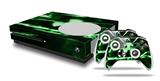 WraptorSkinz Decal Skin Wrap Set works with 2016 and newer XBOX One S Console and 2 Controllers Radioactive Green