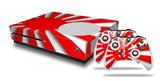 WraptorSkinz Decal Skin Wrap Set works with 2016 and newer XBOX One S Console and 2 Controllers Rising Sun Japanese Flag Red