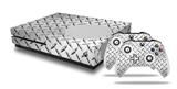 WraptorSkinz Decal Skin Wrap Set works with 2016 and newer XBOX One S Console and 2 Controllers Diamond Plate Metal