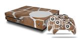 WraptorSkinz Decal Skin Wrap Set works with 2016 and newer XBOX One S Console and 2 Controllers Giraffe 02