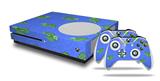 WraptorSkinz Decal Skin Wrap Set works with 2016 and newer XBOX One S Console and 2 Controllers Turtles