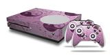 WraptorSkinz Decal Skin Wrap Set works with 2016 and newer XBOX One S Console and 2 Controllers Feminine Yin Yang Purple