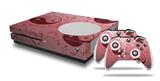 WraptorSkinz Decal Skin Wrap Set works with 2016 and newer XBOX One S Console and 2 Controllers Feminine Yin Yang Red