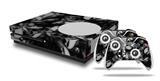WraptorSkinz Decal Skin Wrap Set works with 2016 and newer XBOX One S Console and 2 Controllers Skulls Confetti White