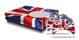 WraptorSkinz Decal Skin Wrap Set works with 2016 and newer XBOX One S Console and 2 Controllers Union Jack 01
