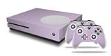 WraptorSkinz Decal Skin Wrap Set works with 2016 and newer XBOX One S Console and 2 Controllers Solids Collection Lavender