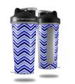 Skin Decal Wrap works with Blender Bottle 28oz Zig Zag Blues (BOTTLE NOT INCLUDED)