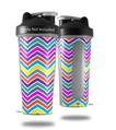 Skin Decal Wrap works with Blender Bottle 28oz Zig Zag Colors 04 (BOTTLE NOT INCLUDED)