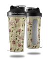 Skin Decal Wrap works with Blender Bottle 28oz Flowers and Berries Pink (BOTTLE NOT INCLUDED)
