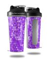 Skin Decal Wrap works with Blender Bottle 28oz Triangle Mosaic Purple (BOTTLE NOT INCLUDED)
