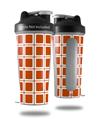 Skin Decal Wrap works with Blender Bottle 28oz Squared Burnt Orange (BOTTLE NOT INCLUDED)