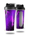 Skin Decal Wrap works with Blender Bottle 28oz Halftone Splatter Hot Pink Purple (BOTTLE NOT INCLUDED)