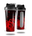 Skin Decal Wrap works with Blender Bottle 28oz HEX Red (BOTTLE NOT INCLUDED)
