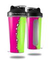 Skin Decal Wrap works with Blender Bottle 28oz Ripped Colors Hot Pink Neon Green (BOTTLE NOT INCLUDED)