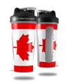 Skin Decal Wrap works with Blender Bottle 28oz Canadian Canada Flag (BOTTLE NOT INCLUDED)
