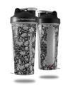 Skin Decal Wrap works with Blender Bottle 28oz Scattered Skulls Gray (BOTTLE NOT INCLUDED)