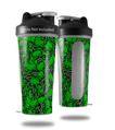 Skin Decal Wrap works with Blender Bottle 28oz Scattered Skulls Green (BOTTLE NOT INCLUDED)