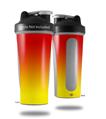 Skin Decal Wrap works with Blender Bottle 28oz Smooth Fades Yellow Red (BOTTLE NOT INCLUDED)