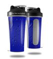 Skin Decal Wrap works with Blender Bottle 28oz Raining Blue (BOTTLE NOT INCLUDED)