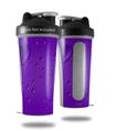 Skin Decal Wrap works with Blender Bottle 28oz Raining Purple (BOTTLE NOT INCLUDED)