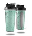 Skin Decal Wrap works with Blender Bottle 28oz Raining Seafoam Green (BOTTLE NOT INCLUDED)