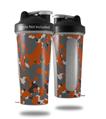 Skin Decal Wrap works with Blender Bottle 28oz WraptorCamo Old School Camouflage Camo Orange Burnt (BOTTLE NOT INCLUDED)