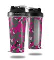 Skin Decal Wrap works with Blender Bottle 28oz WraptorCamo Old School Camouflage Camo Fuschia Hot Pink (BOTTLE NOT INCLUDED)