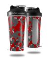 Skin Decal Wrap works with Blender Bottle 28oz WraptorCamo Old School Camouflage Camo Red (BOTTLE NOT INCLUDED)