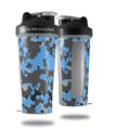 Skin Decal Wrap works with Blender Bottle 28oz WraptorCamo Old School Camouflage Camo Blue Medium (BOTTLE NOT INCLUDED)