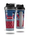 Skin Decal Wrap works with Blender Bottle 28oz Ugly Holiday Christmas Sweater - Incoming Santa (BOTTLE NOT INCLUDED)