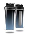 Skin Decal Wrap works with Blender Bottle 28oz Smooth Fades Blue Dust Black (BOTTLE NOT INCLUDED)