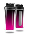 Skin Decal Wrap works with Blender Bottle 28oz Smooth Fades Hot Pink Black (BOTTLE NOT INCLUDED)