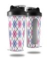 Skin Decal Wrap works with Blender Bottle 28oz Argyle Pink and Blue (BOTTLE NOT INCLUDED)