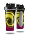Skin Decal Wrap works with Blender Bottle 28oz Alecias Swirl 01 Yellow (BOTTLE NOT INCLUDED)
