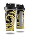 Skin Decal Wrap works with Blender Bottle 28oz Alecias Swirl 02 Yellow (BOTTLE NOT INCLUDED)