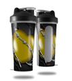 Skin Decal Wrap works with Blender Bottle 28oz Barbwire Heart Yellow (BOTTLE NOT INCLUDED)