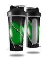 Skin Decal Wrap works with Blender Bottle 28oz Barbwire Heart Green (BOTTLE NOT INCLUDED)
