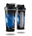 Skin Decal Wrap works with Blender Bottle 28oz Barbwire Heart Blue (BOTTLE NOT INCLUDED)