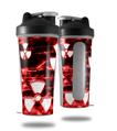 Skin Decal Wrap works with Blender Bottle 28oz Radioactive Red (BOTTLE NOT INCLUDED)