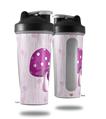 Skin Decal Wrap works with Blender Bottle 28oz Mushrooms Hot Pink (BOTTLE NOT INCLUDED)