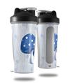 Skin Decal Wrap works with Blender Bottle 28oz Mushrooms Blue (BOTTLE NOT INCLUDED)