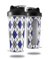 Skin Decal Wrap works with Blender Bottle 28oz Argyle Blue and Gray (BOTTLE NOT INCLUDED)