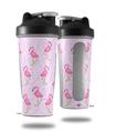 Skin Decal Wrap works with Blender Bottle 28oz Flamingos on Pink (BOTTLE NOT INCLUDED)