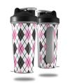 Skin Decal Wrap works with Blender Bottle 28oz Argyle Pink and Gray (BOTTLE NOT INCLUDED)