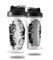 Skin Decal Wrap works with Blender Bottle 28oz Big Kiss Black on White (BOTTLE NOT INCLUDED)