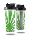 Skin Decal Wrap works with Blender Bottle 28oz Rising Sun Japanese Flag Green (BOTTLE NOT INCLUDED)