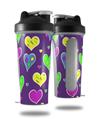 Skin Decal Wrap works with Blender Bottle 28oz Crazy Hearts (BOTTLE NOT INCLUDED)