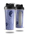 Skin Decal Wrap works with Blender Bottle 28oz Feminine Yin Yang Blue (BOTTLE NOT INCLUDED)